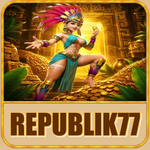 Beranda aplikasi republik77 setelah terbuka